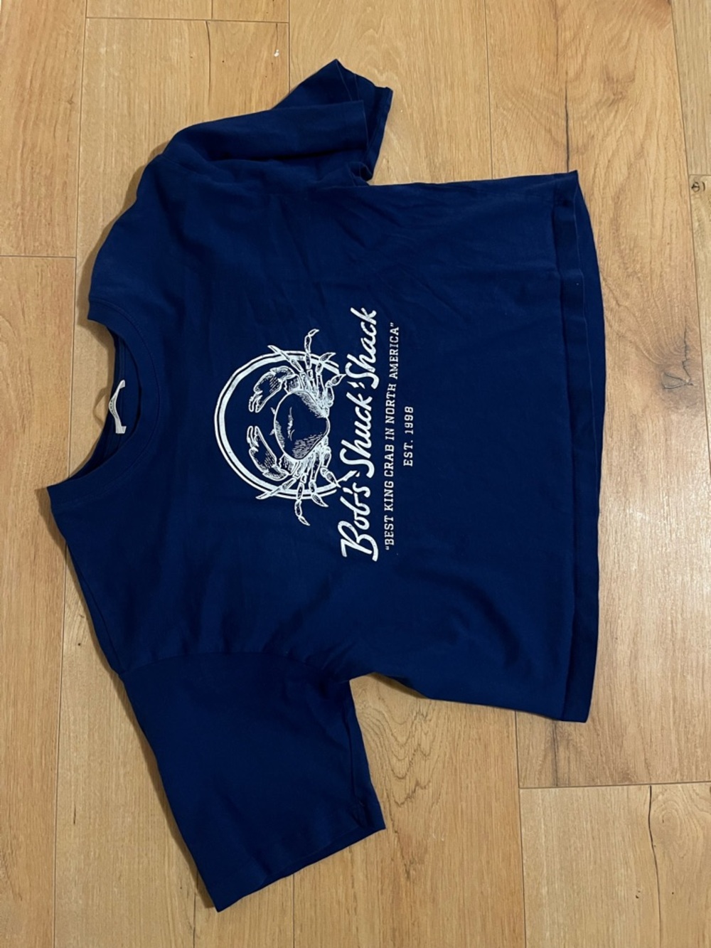 Ardene Navy T-Shirt with Graphic